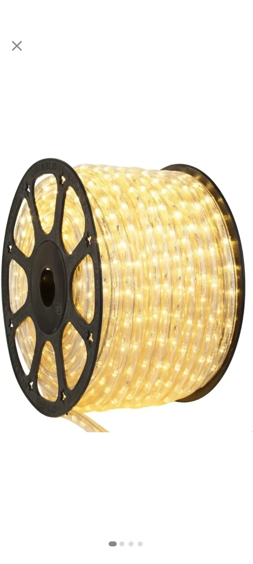 4 meters-xtreme waterproof led light-warm white